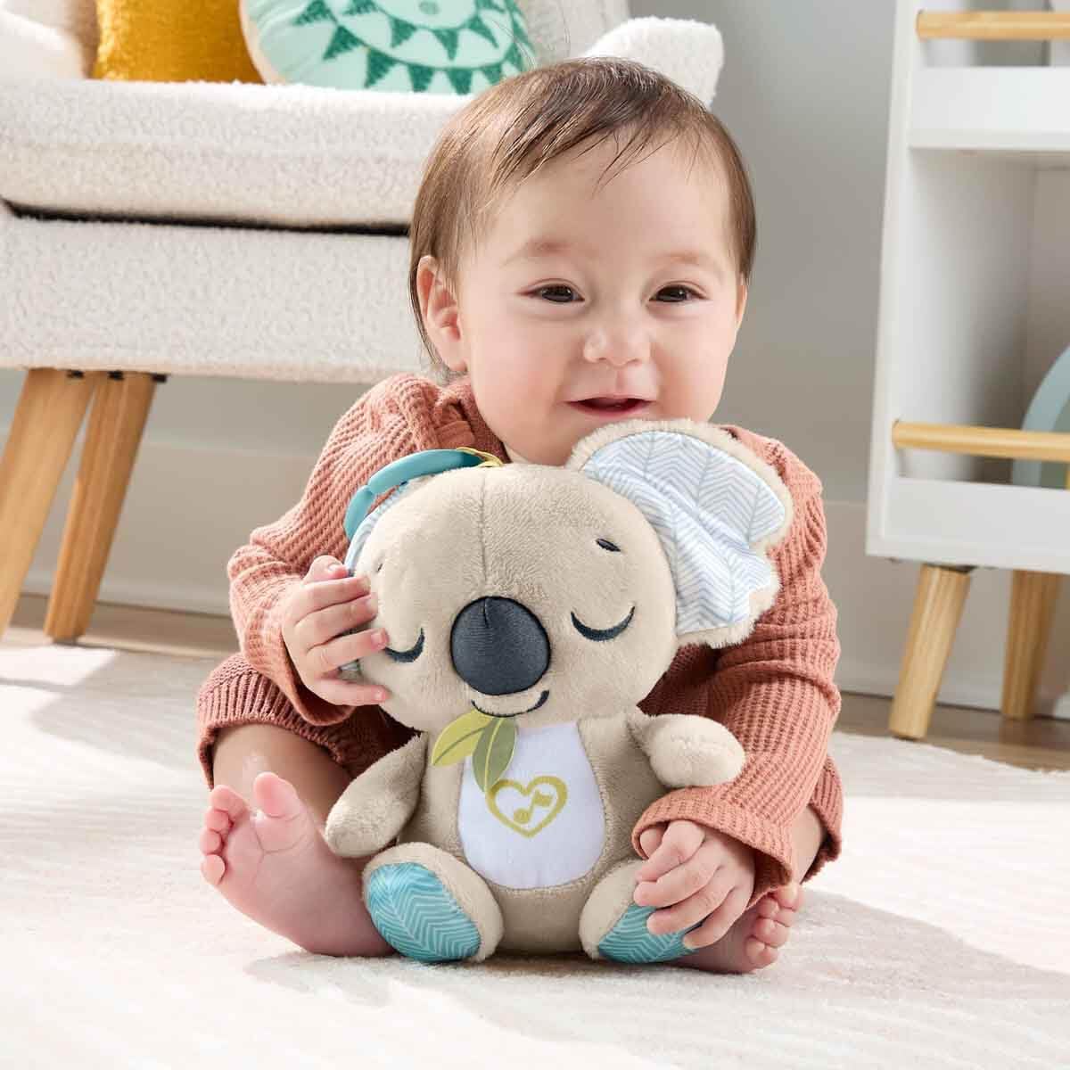 Fisher-Price On-the-Go Koala Soother - Plush Portable Sound Machine for Newborns 0+ Months 8