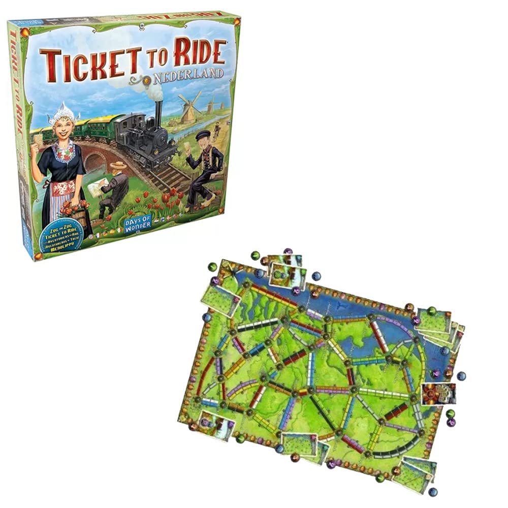 Days of Wonder Ticket to Ride Nederland Board Game Expansion 8