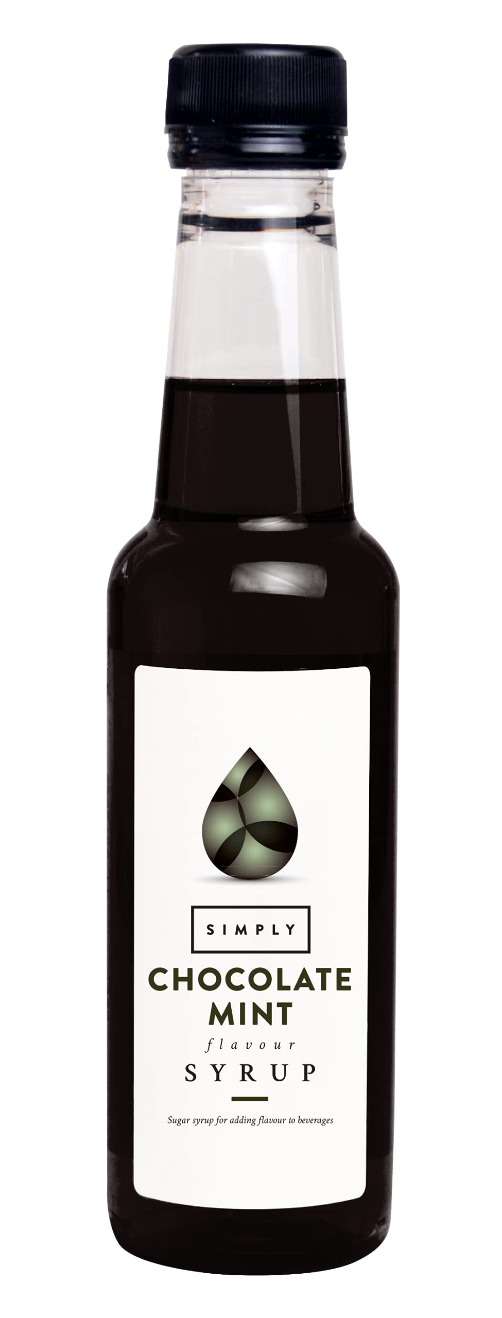 Simply - Chocolate Mint Syrup, Vegan & Nut Free Flavoured Syrup for Coffee, Beverages & Baking