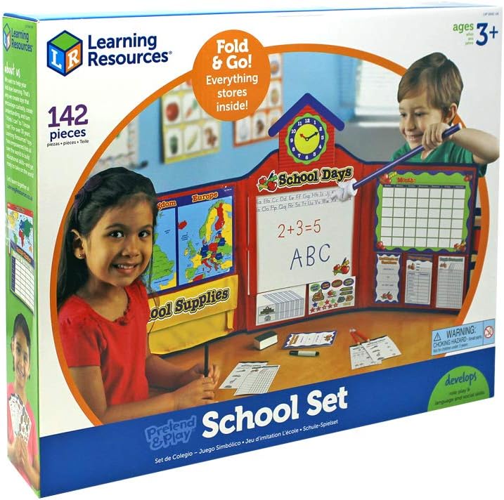 Learning Resources Pretend & Play Original School Set (UK Version) - Educational Role Play Toy for Ages 3-7 4