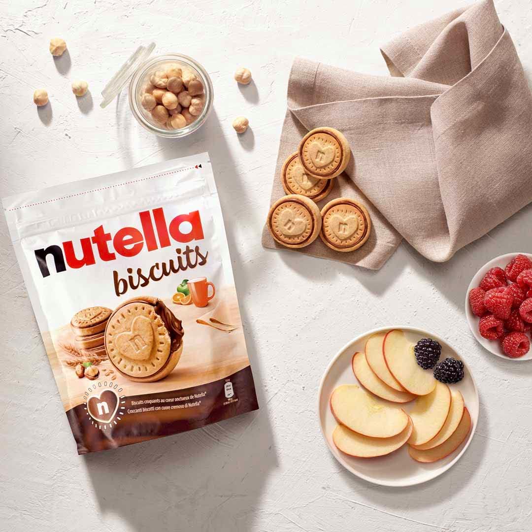 Nutella Biscuits Pouch, 276g - Crunchy Biscuits Filled with Hazelnut Cocoa Spread 6