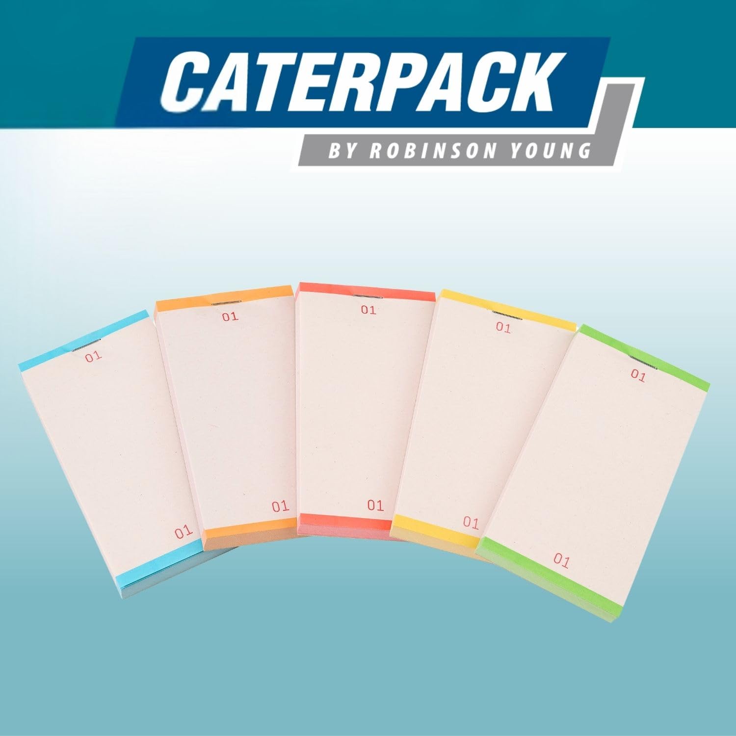 CATERPACK BY ROBINSON YOUNG Kitchen Order Pads - 20 Count Single Copy Pads | 100 Numbered Pages 4