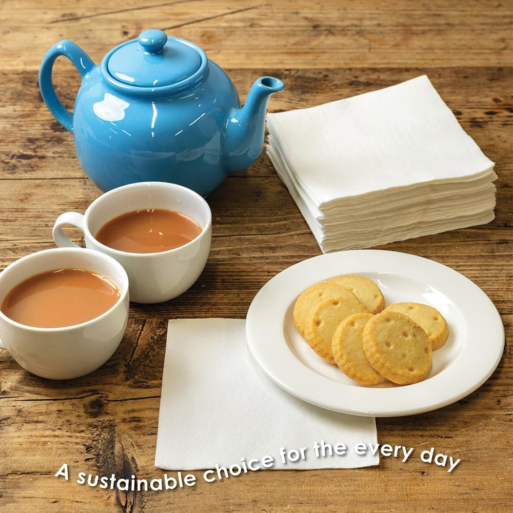 Talking Tables Table Kind 100 Pack Soft White Napkins 2-Ply 33cm 6