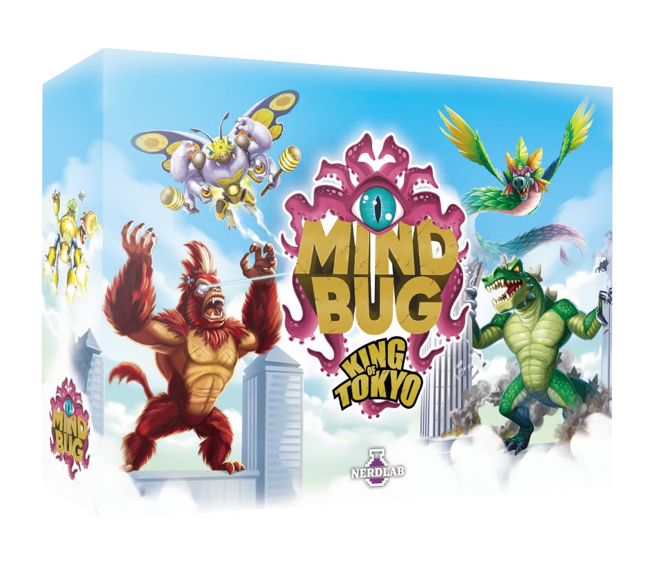 Nerdlab Games Mindbug x King of Tokyo Strategy Card Game 7