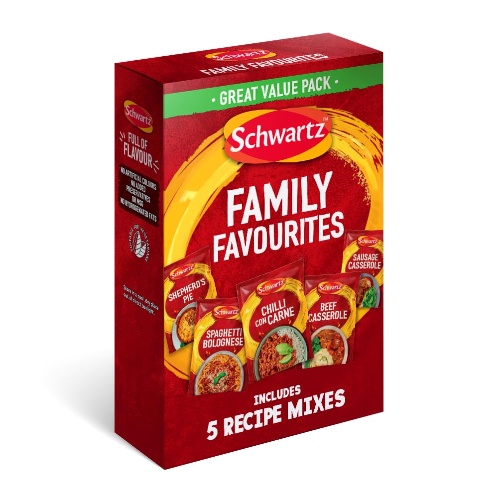Schwartz - Family Favourites Recipe Mix Bundle Pack of 5