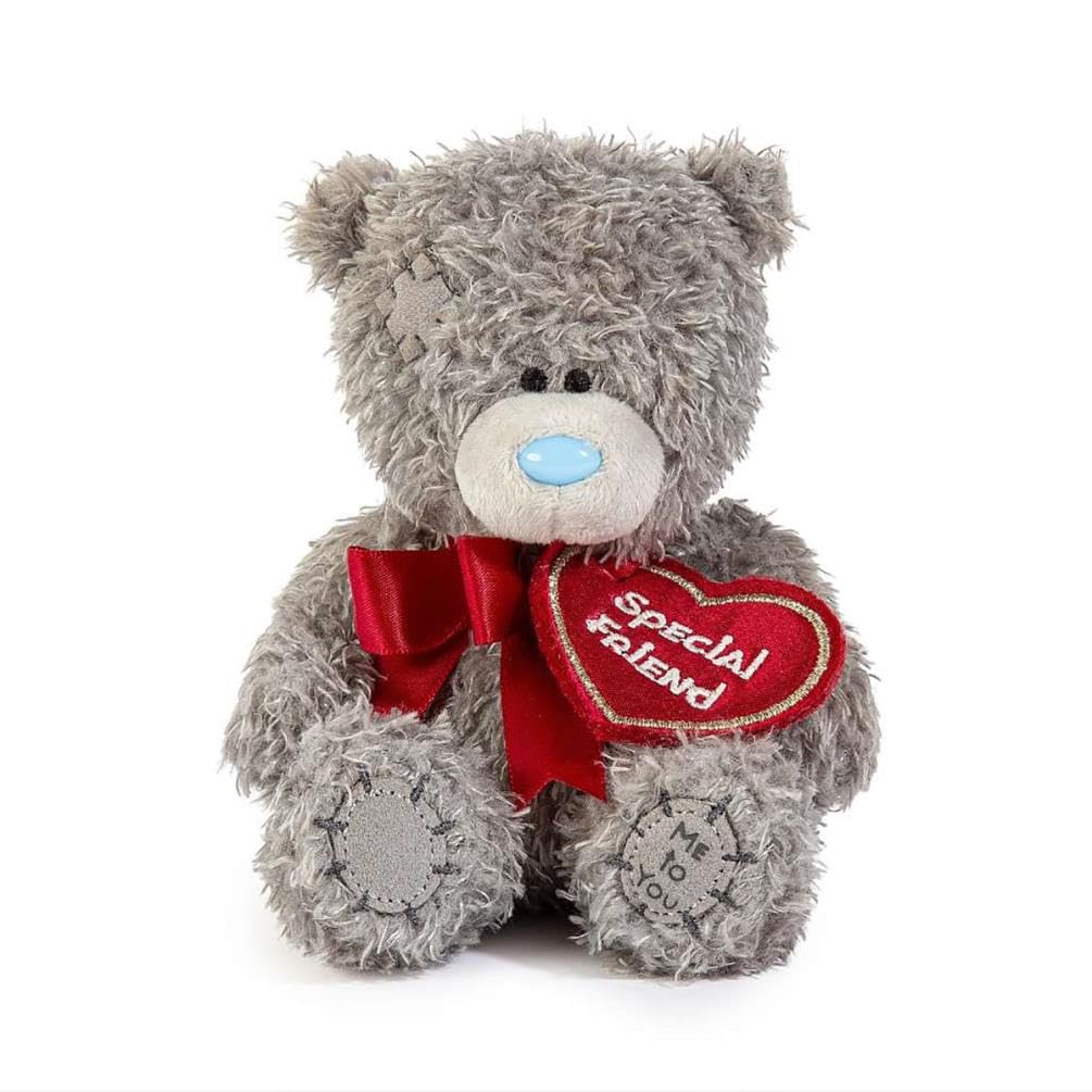 Me To You Bear Tatty Teddy Plush - Special Friend Bear | 10cm High | Grey
