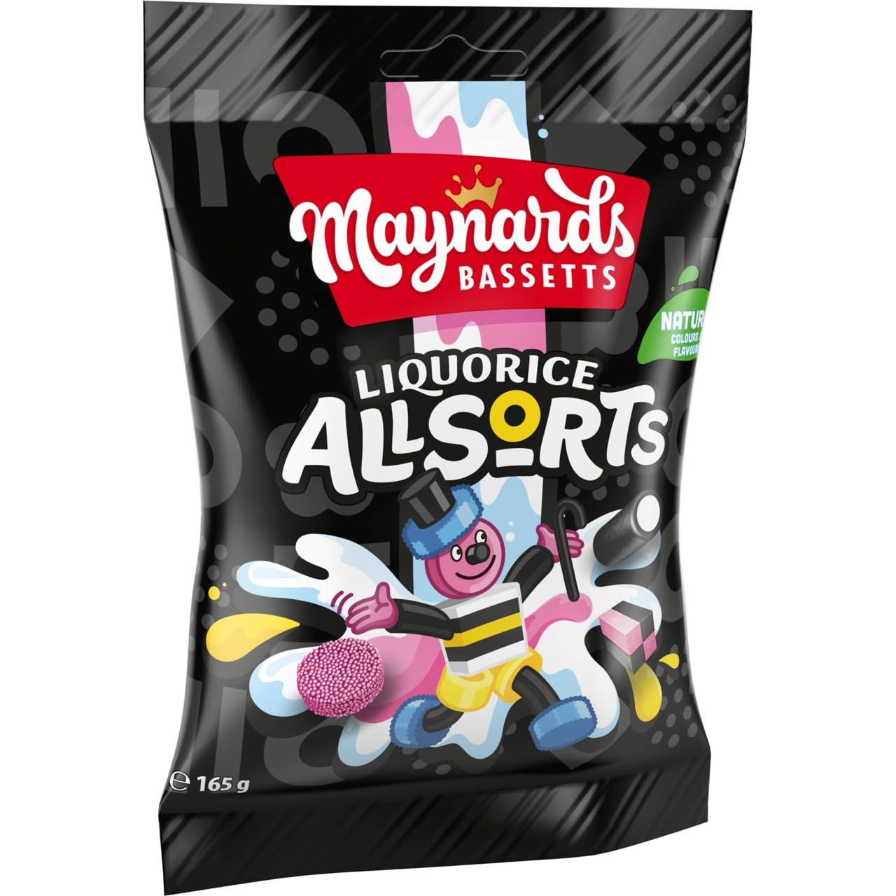 Maynards Bassetts Liquorice Allsorts Sweets Bag, Assorted Vegan Liquorice Candies