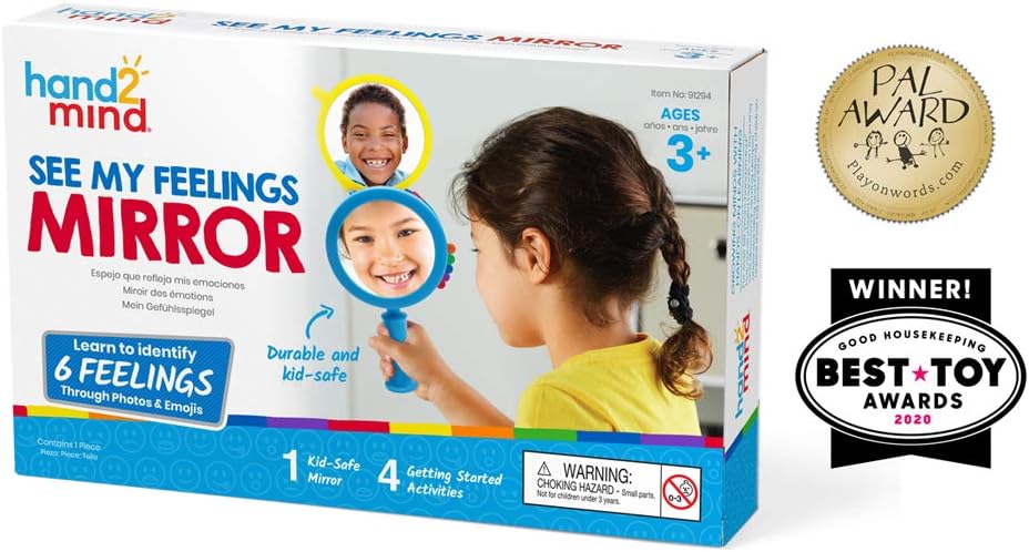 Learning Resources See My Feelings Mirror - Emotional Learning Toy for Toddlers & Kids 13