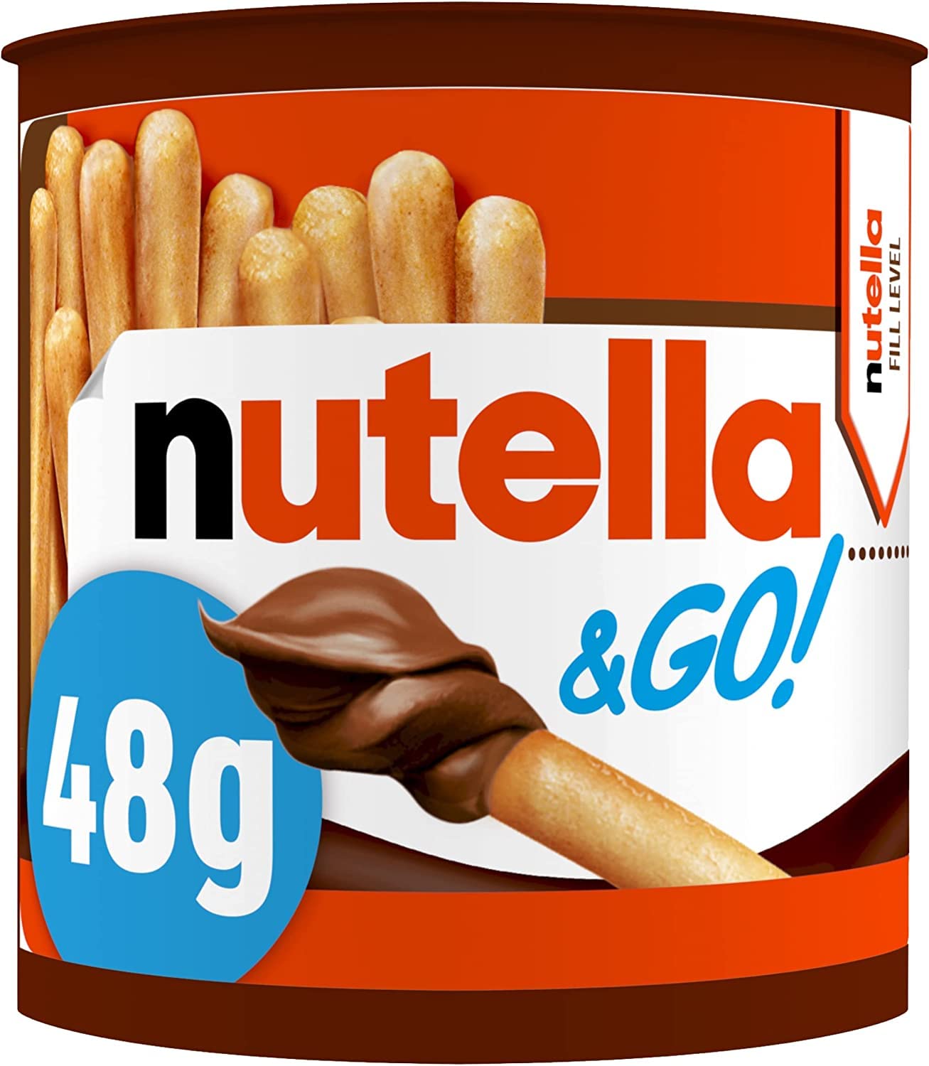 Nutella &Go! Hazelnut Snack Kit, Portable Chocolate & Breadstick Snack Pack, 12 Count 6