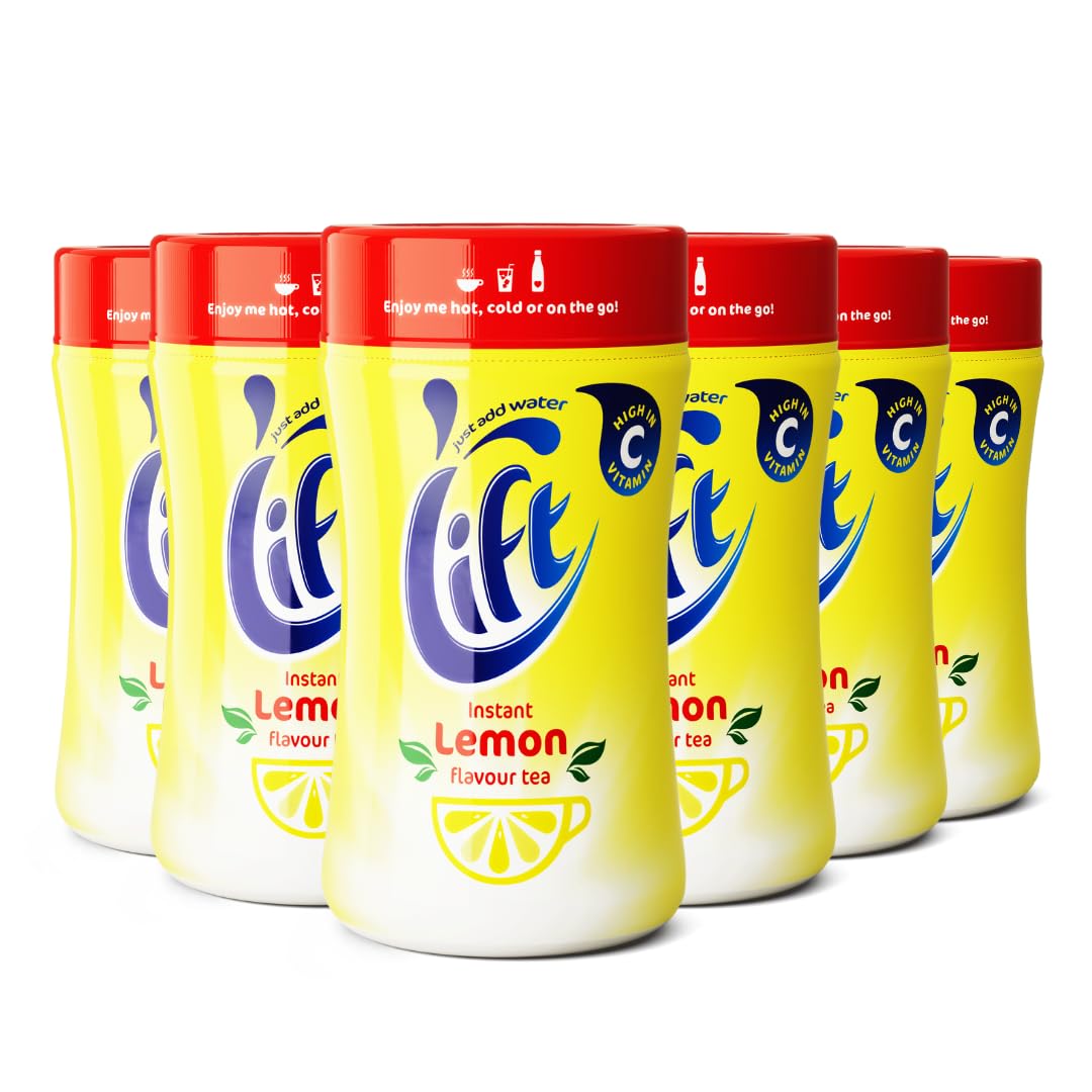 Lift - Instant Lemon Flavoured Tea 6 x 165g Jars