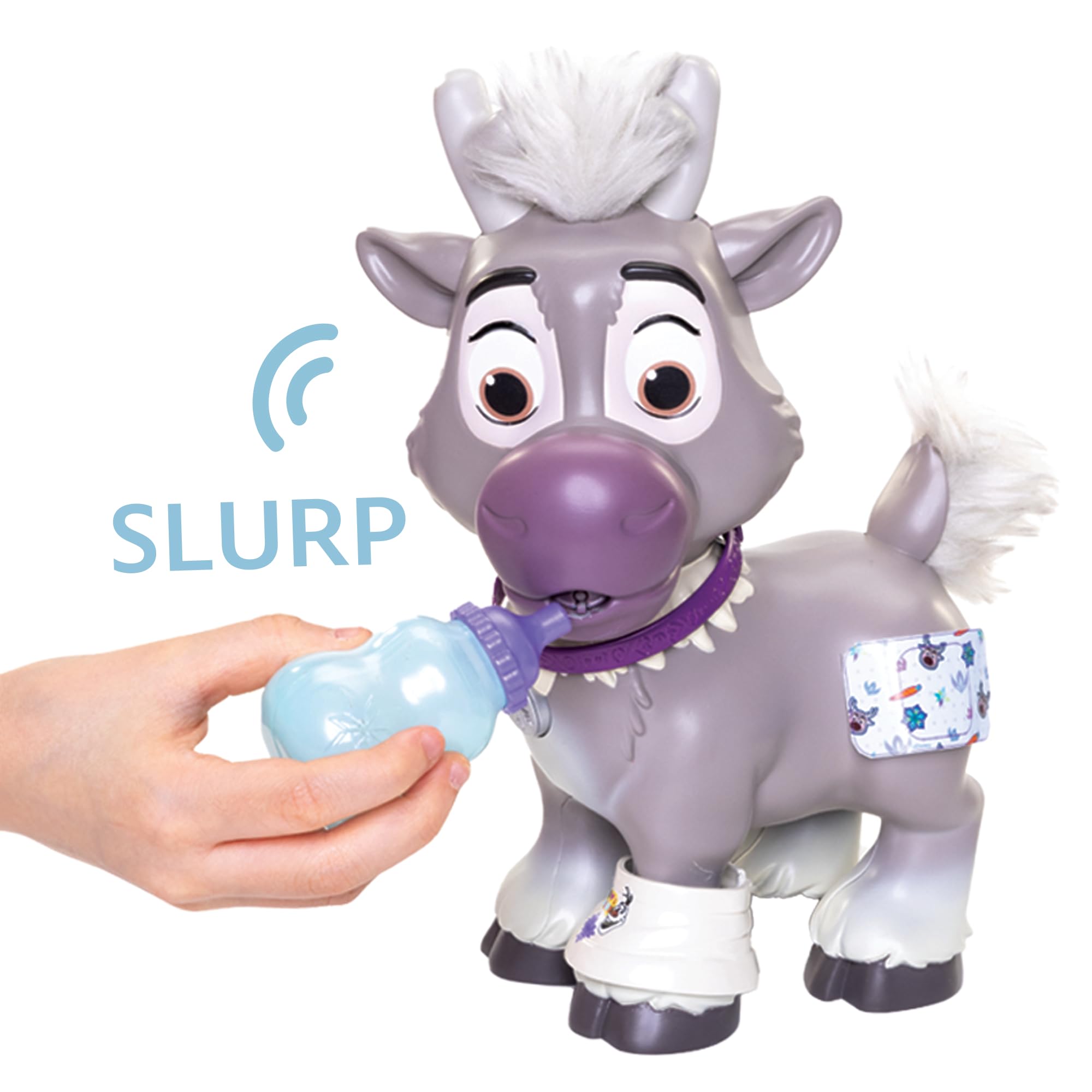 Disney Frozen Young Sven Care Kit - Interactive Vet Playset for Ages 3+ 11