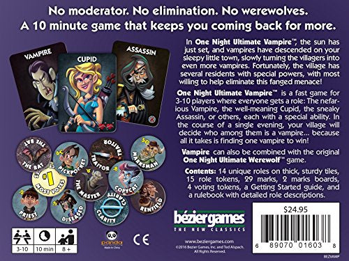 Bezier Games One Night Ultimate Vampire Board Game 3