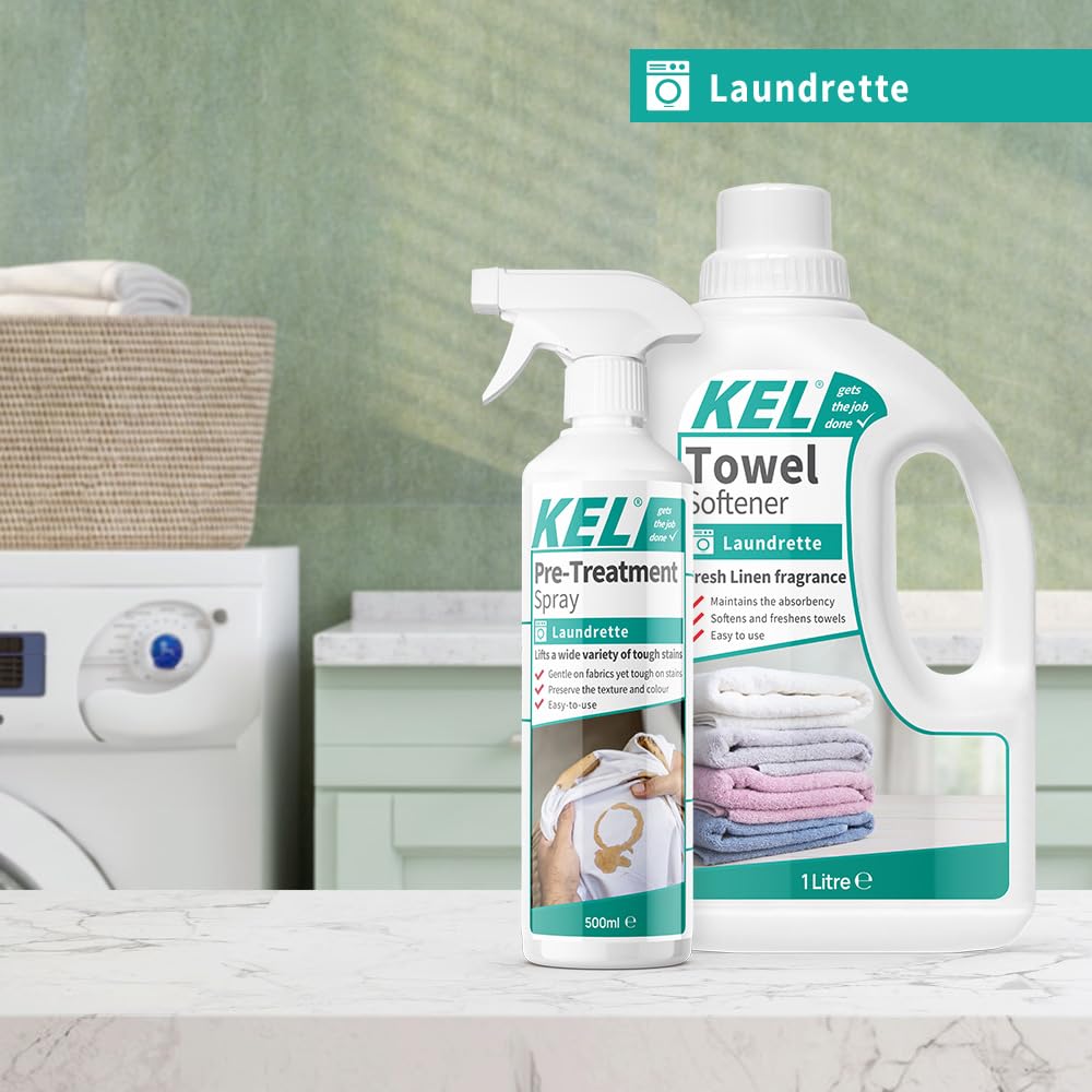 KEL - Towel Softener Liquid Conditioner for Laundry, Improves Absorbency & Fresh Linen Scent 5