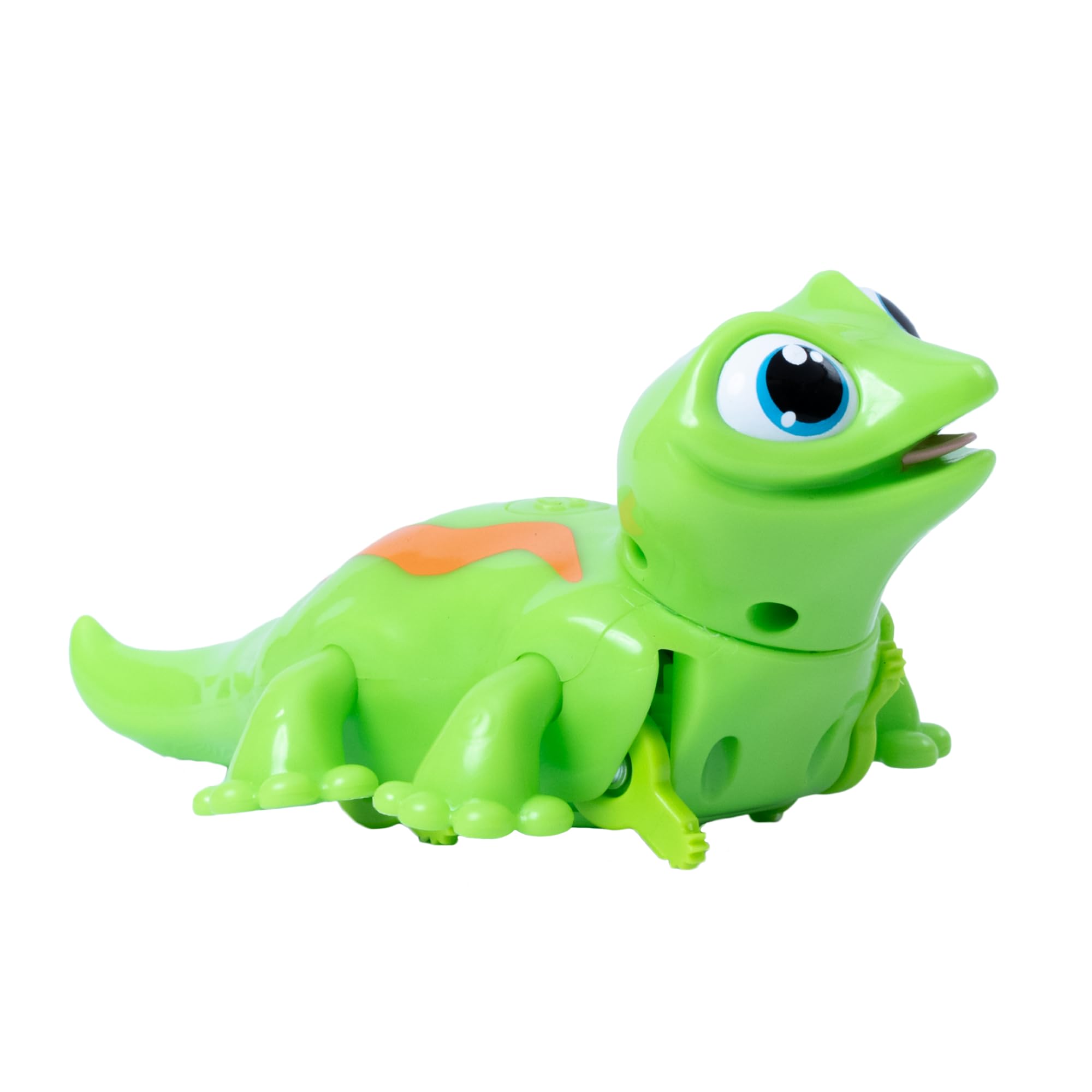 Animagic Let's Go Gecko - Interactive Walking, Dancing & Light-Up Electronic Pet for Kids 8