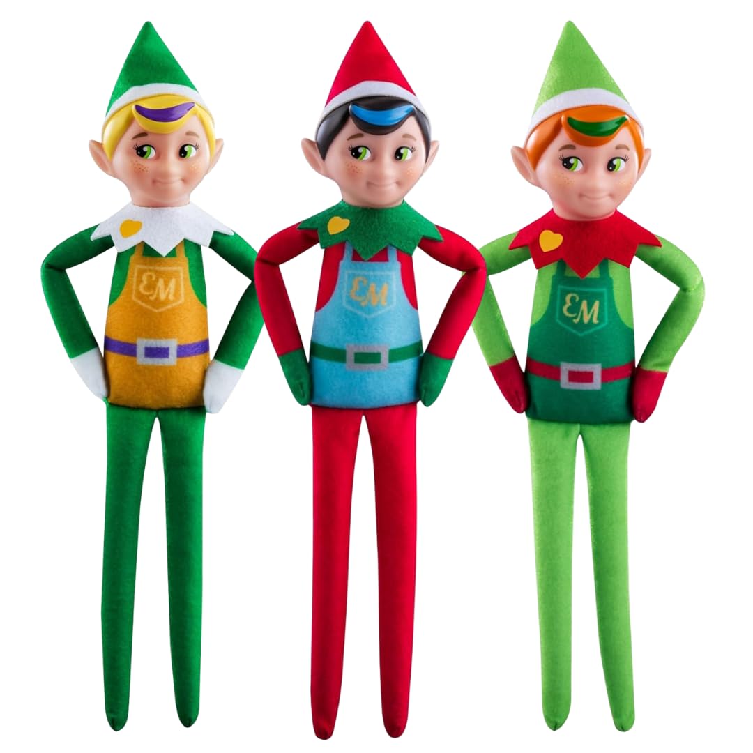Elf Mates Triple Pack - Kindness, Cheer, and Love - Official The Elf on the Shelf Plush Set
