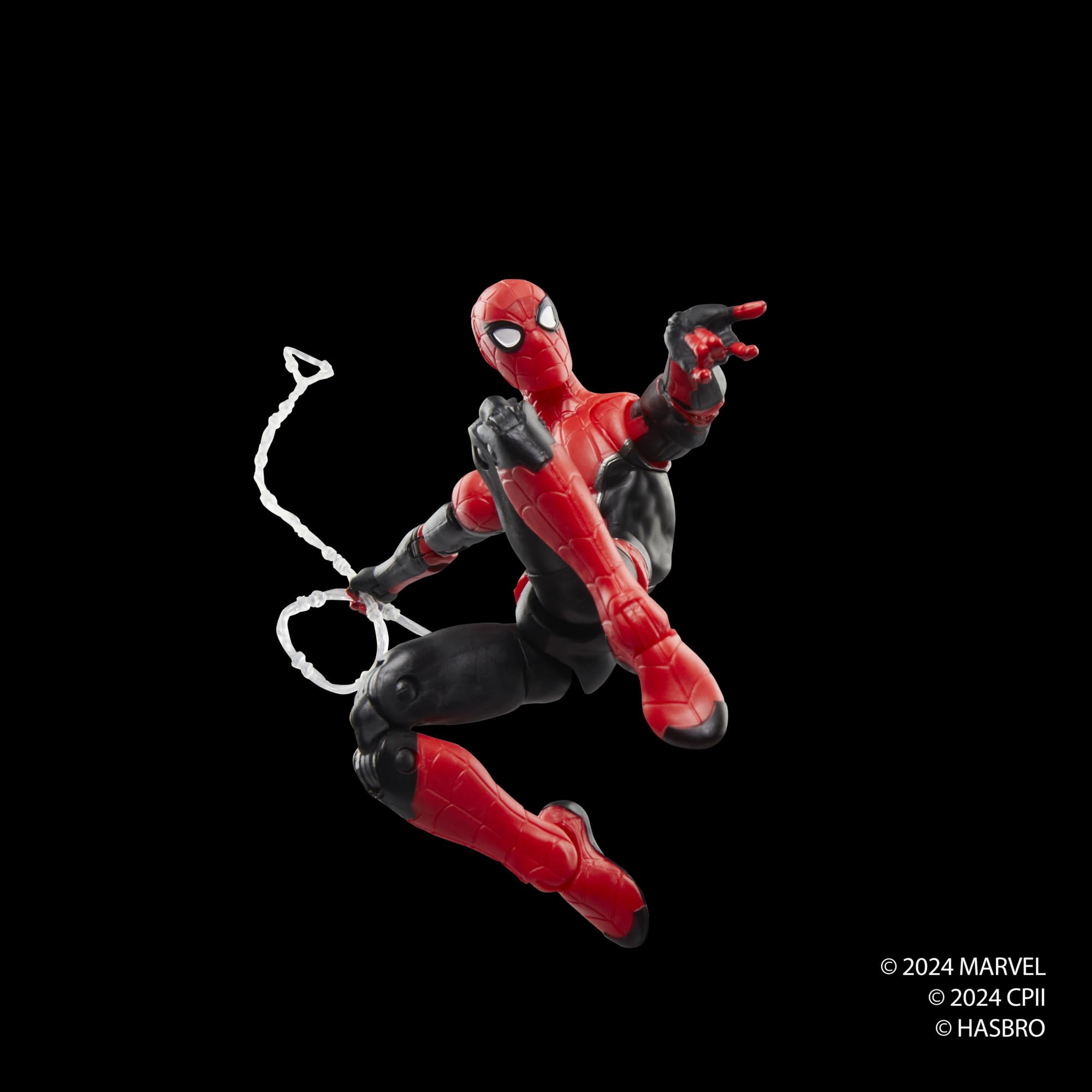 Marvel Legends Series Spider-Man (Upgraded Suit) 6-Inch Action Figure with Web Accessories 8