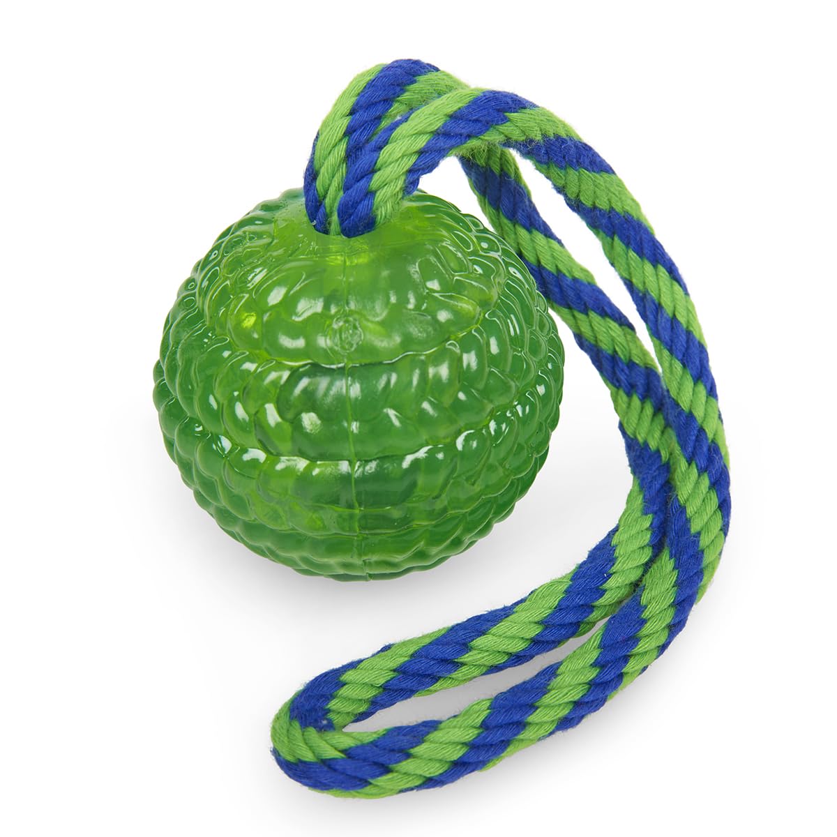 Petface Durable Chew and Bouncy Rope Ball for Dogs | Synthetic Material | Multicolour