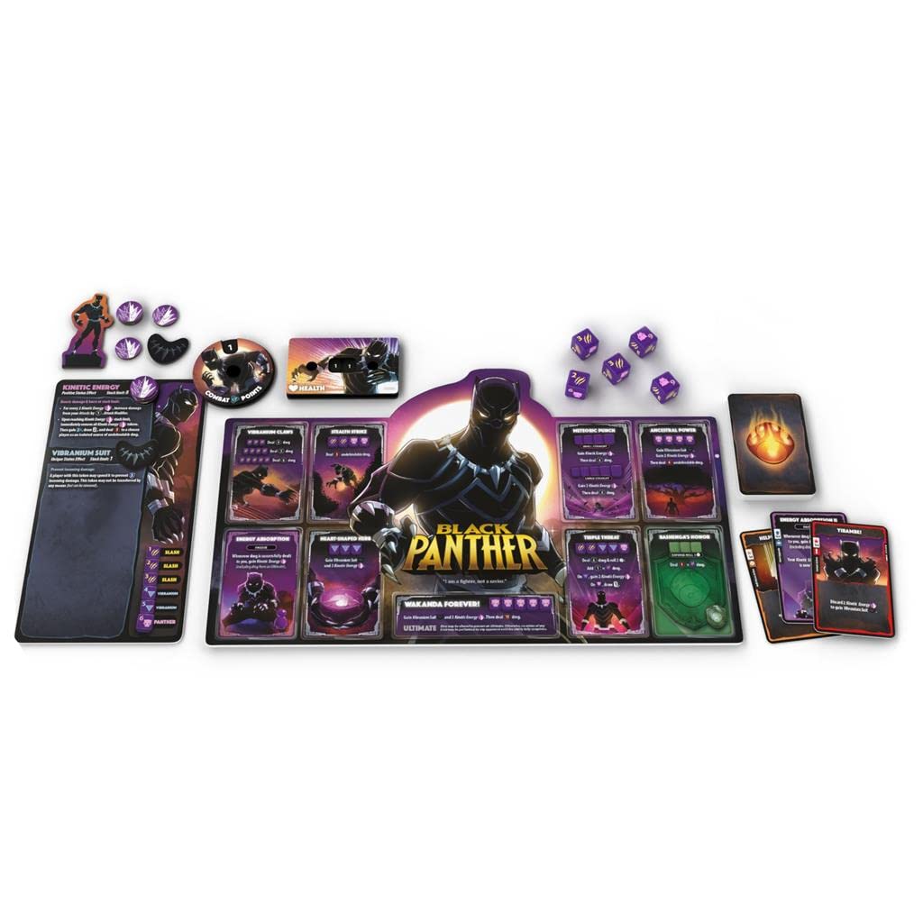 USAopoly Marvel Dice Throne - Captain Marvel vs Black Panther Board Game 4