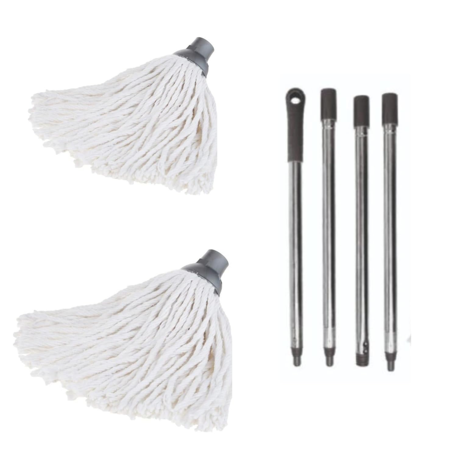 Requisite Needs - 120cm Cotton String Floor Mop with Detachable Adjustable Handle 4