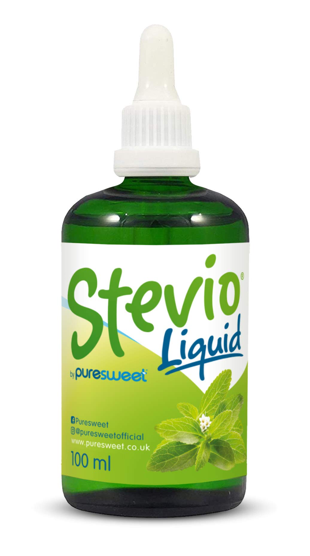 Stevio® Stevia Liquid Drops 100ml - Pure Natural Zero Calorie Sweetener