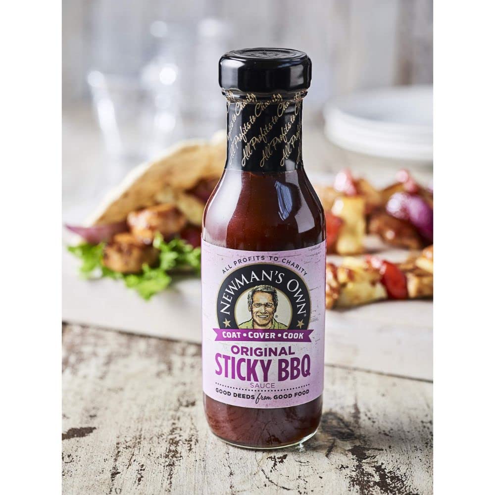 Newman's Own Sticky Barbecue Marinade Sauce 250ml 4