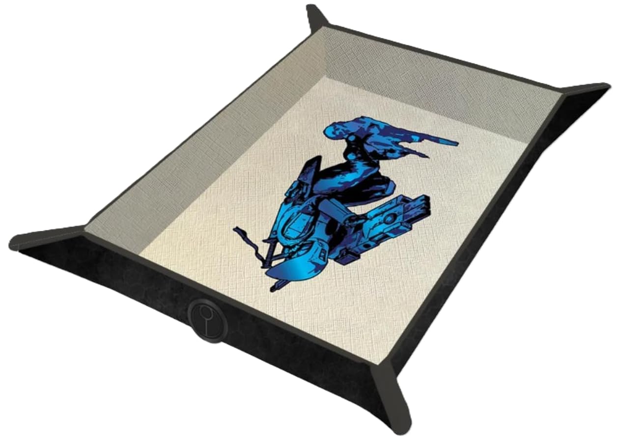 Ultra PRO Warhammer 40,000 T'au Empire Folding Dice Tray | Magnetic Corners | 8.5" x 11" Flat