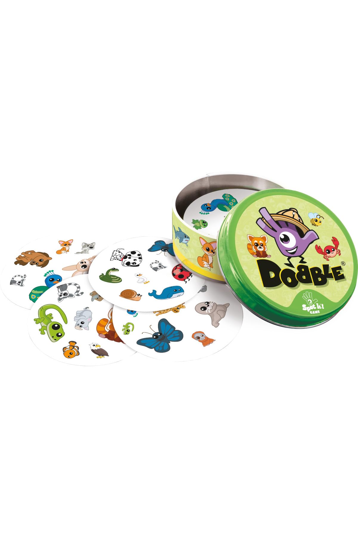 Asmodee Dobble Super Pack Kids 123 + Animals Family Card Game 6