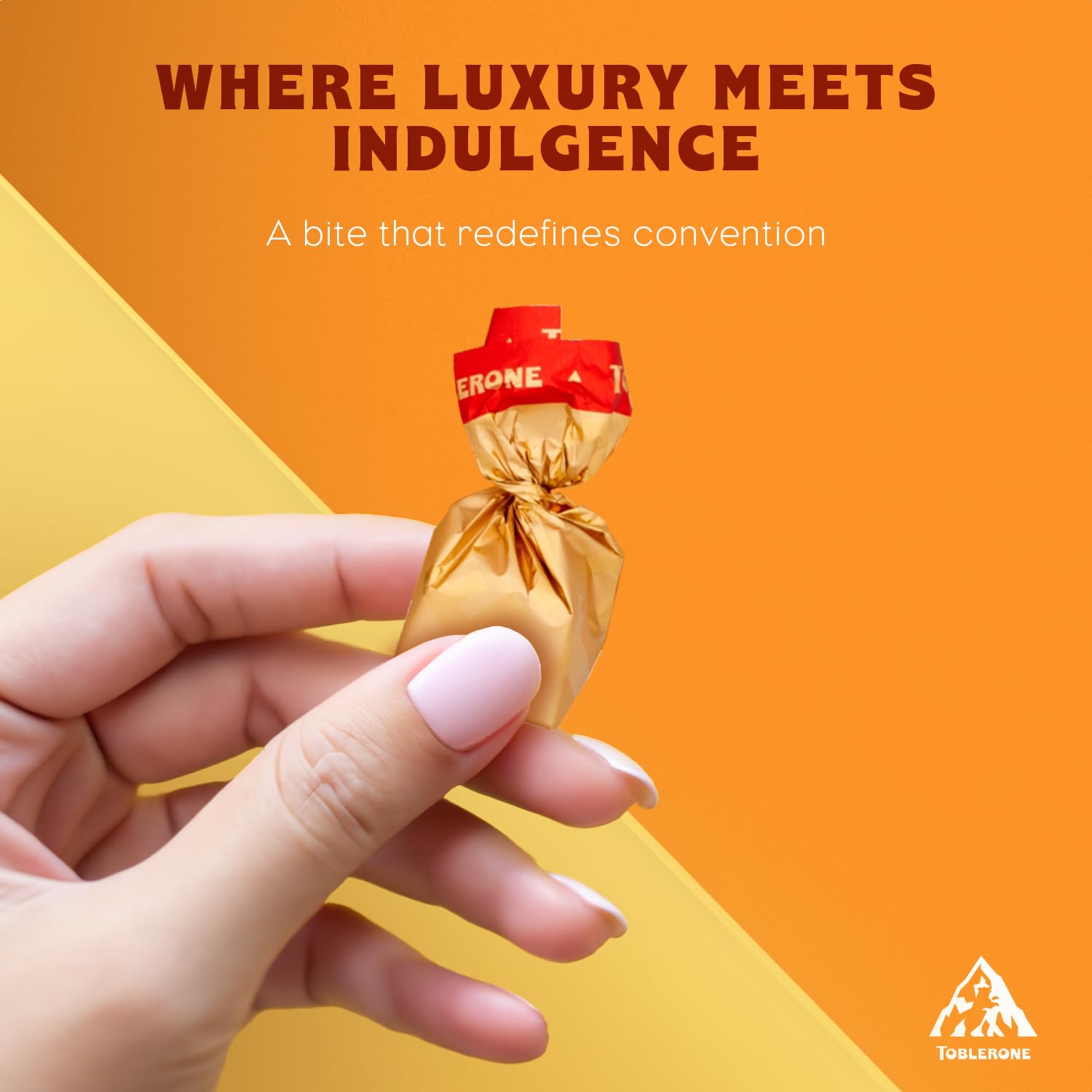 Toblerone Assorted Diamond Chocolate Truffles - Milk, Dark & Golden Caramel Praline, 180g 2
