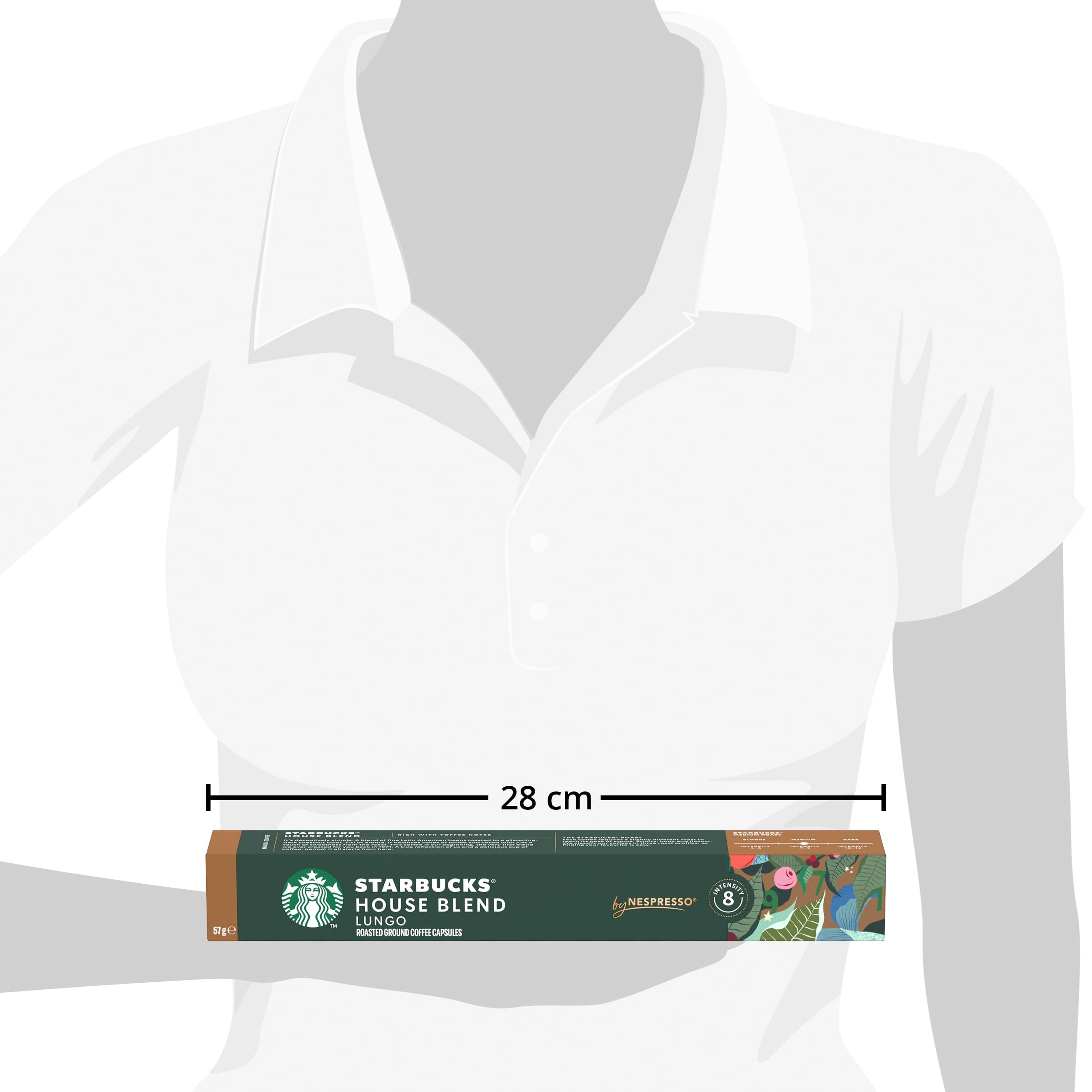 STARBUCKS House Blend by Nespresso, Medium Roast Coffee Capsules, 100 Capsules (10 x 10) 3