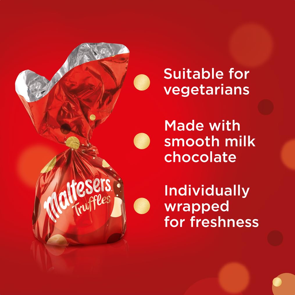 Maltesers Truffles Milk Chocolate Gift Box of Chocolates 200g 23