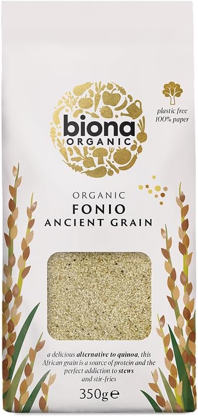 Biona Organic Fonio Grain, 350g - Gluten-Free, Low GI Ancient Grain Alternative to Rice & Quinoa