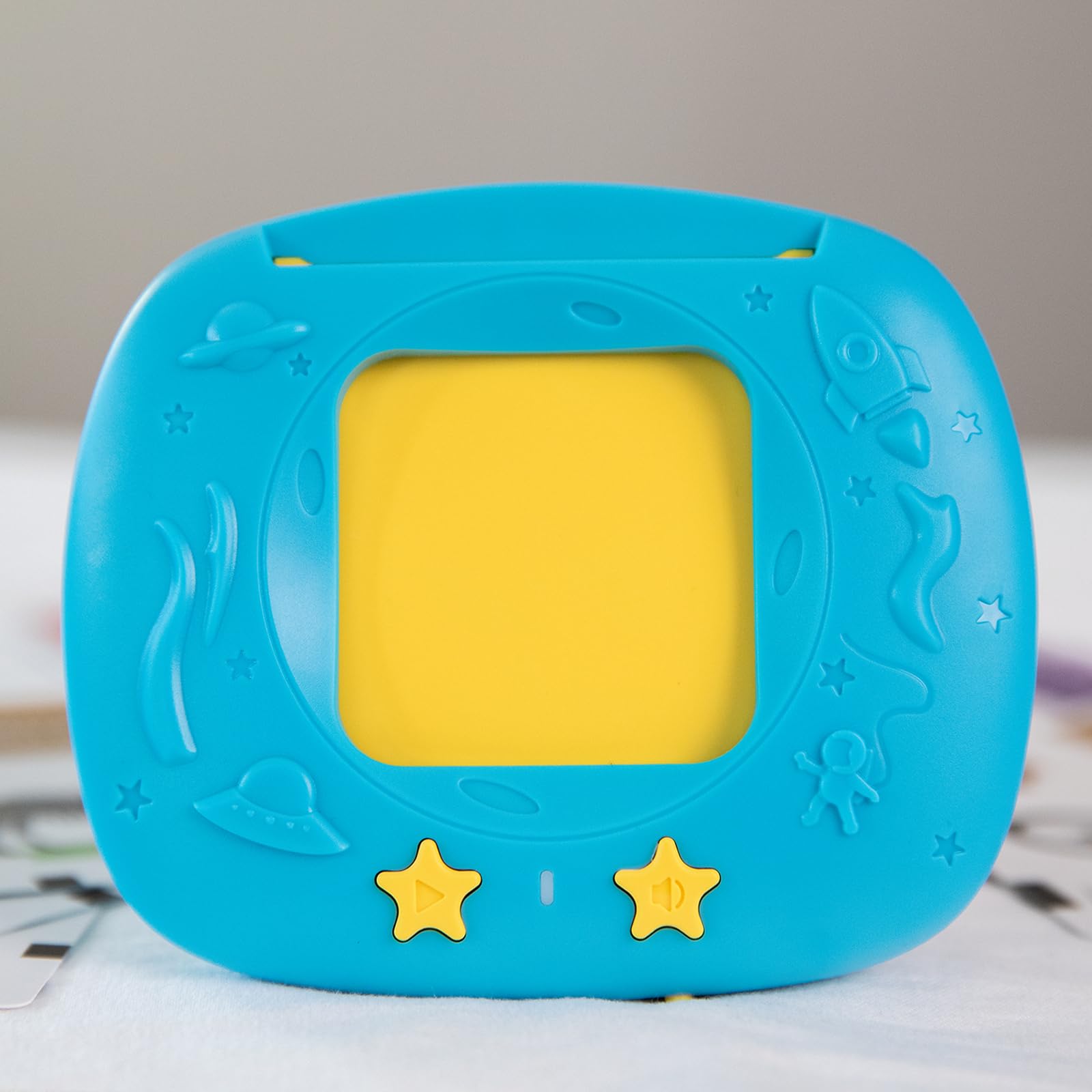 HOMESTEC Montessori Talking Flashcards - 280 Words & 8 Nursery Rhymes, Educational Toy for Toddlers 18M+ 17