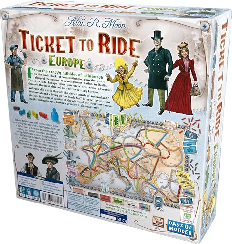 Days of Wonder Ticket to Ride Europe Board Game