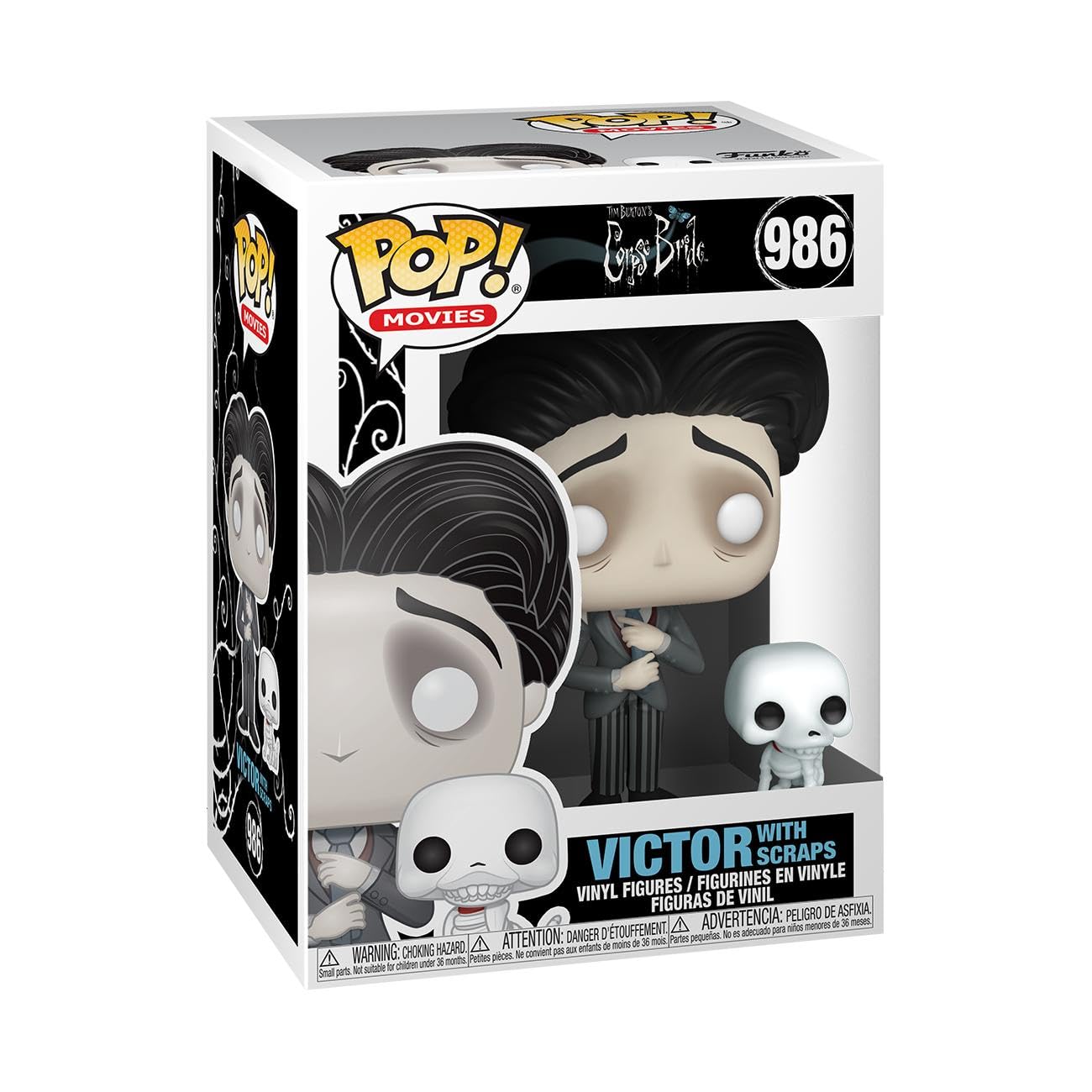 Funko Pop! Movies The Corpse Bride - Victor With Scraps Vinyl Figure #986 3