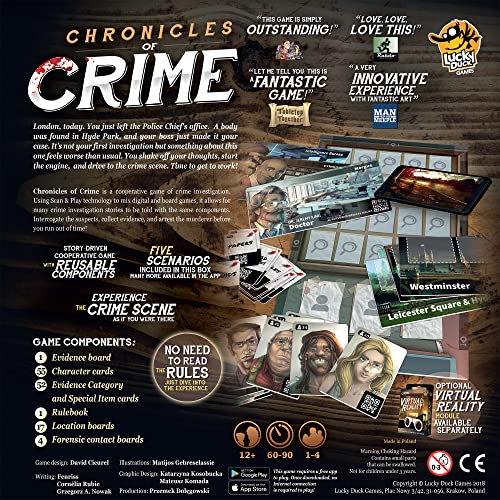 Lucky Duck Games Chronicles of Crime Board Game 7