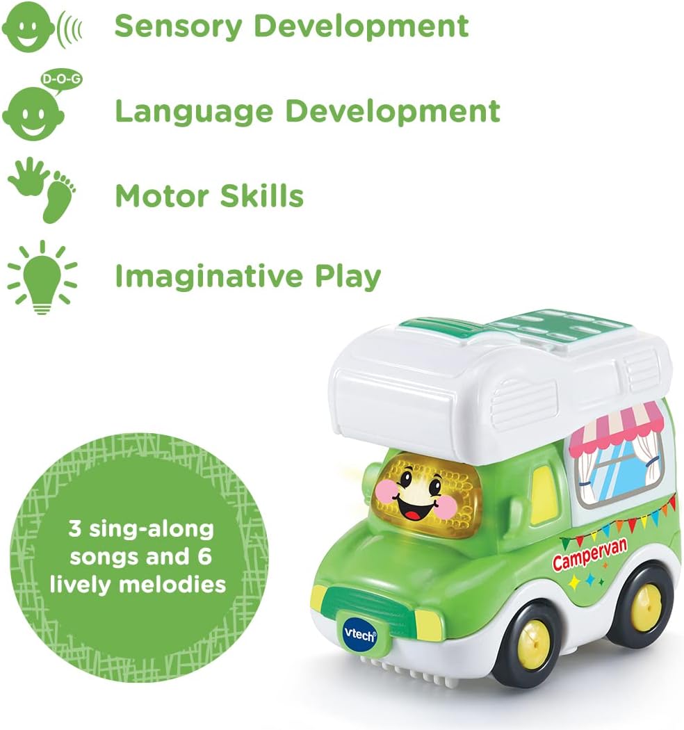VTech Toot-Toot Drivers Campervan - Interactive Musical Toy for Toddlers 4