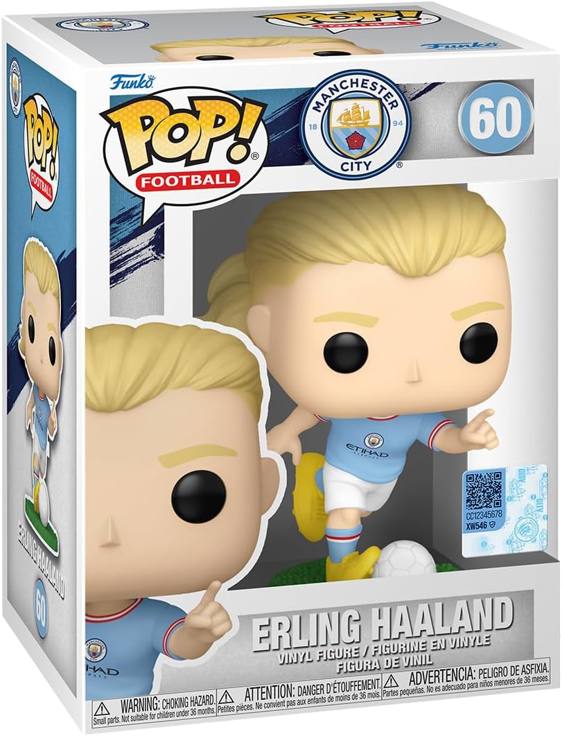 Funko Pop! Football: Erling Haaland Manchester City FC Vinyl Figure