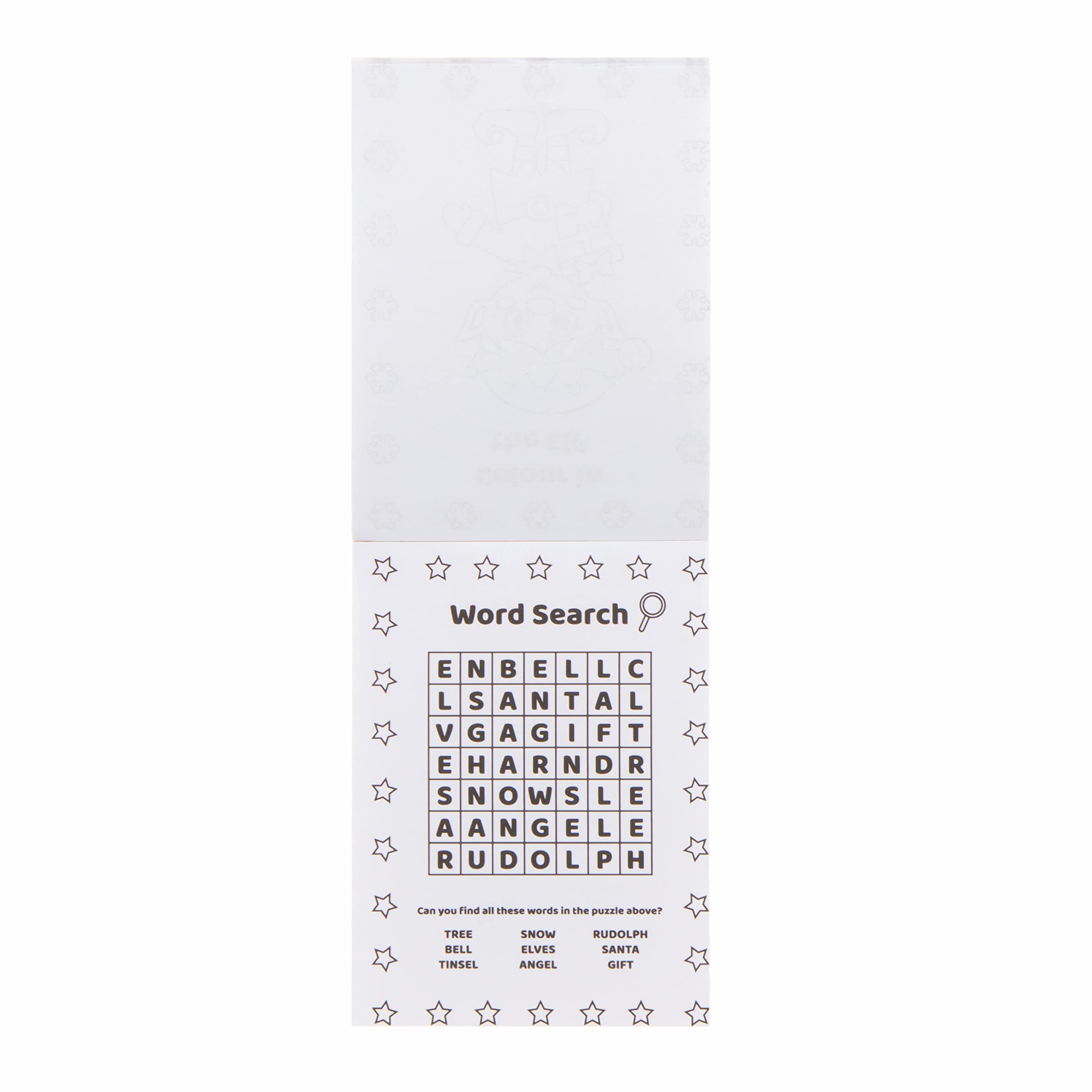 Baker Ross FC173 Christmas Mini Colouring Books - Pack of 12 for Kids