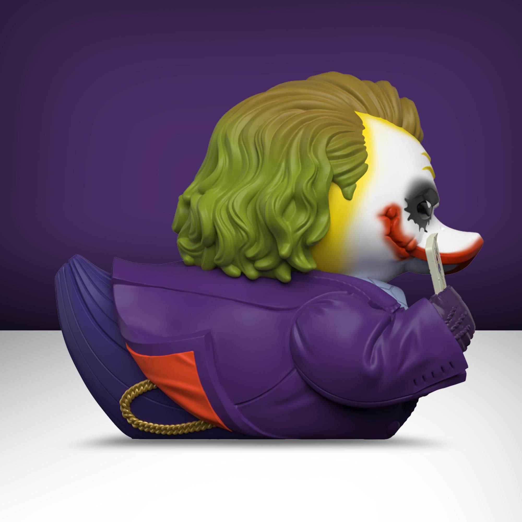 TUBBZ Batman The Dark Knight - Joker Cosplaying Rubber Duck Vinyl Figure | 9 cm 5