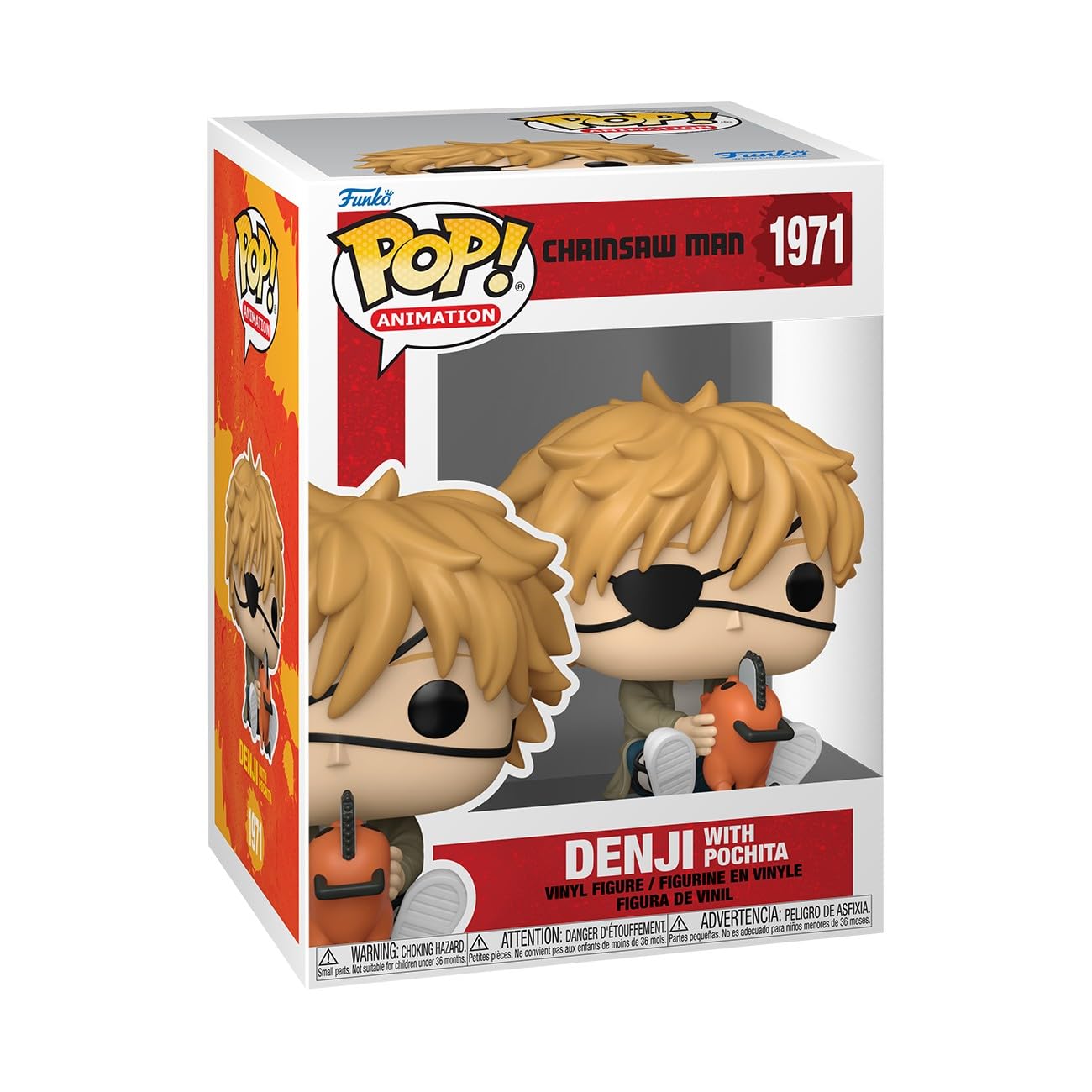 Funko Pop! Animation: Chainsaw Man - Denji & Pochita Vinyl Figure