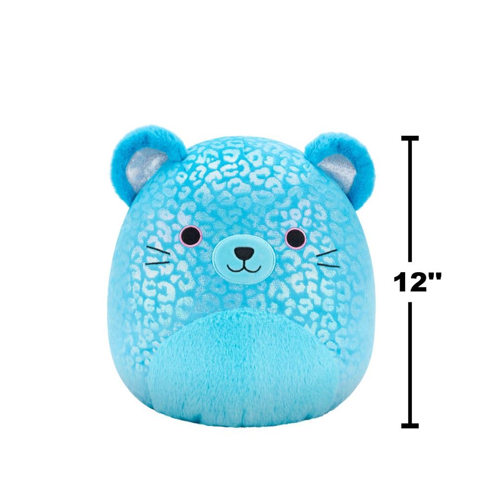 Squishmallows 12-Inch Sarge the Blue Jaguar Plush - Ultrasoft Stuffed Animal for Kids 3+ 7