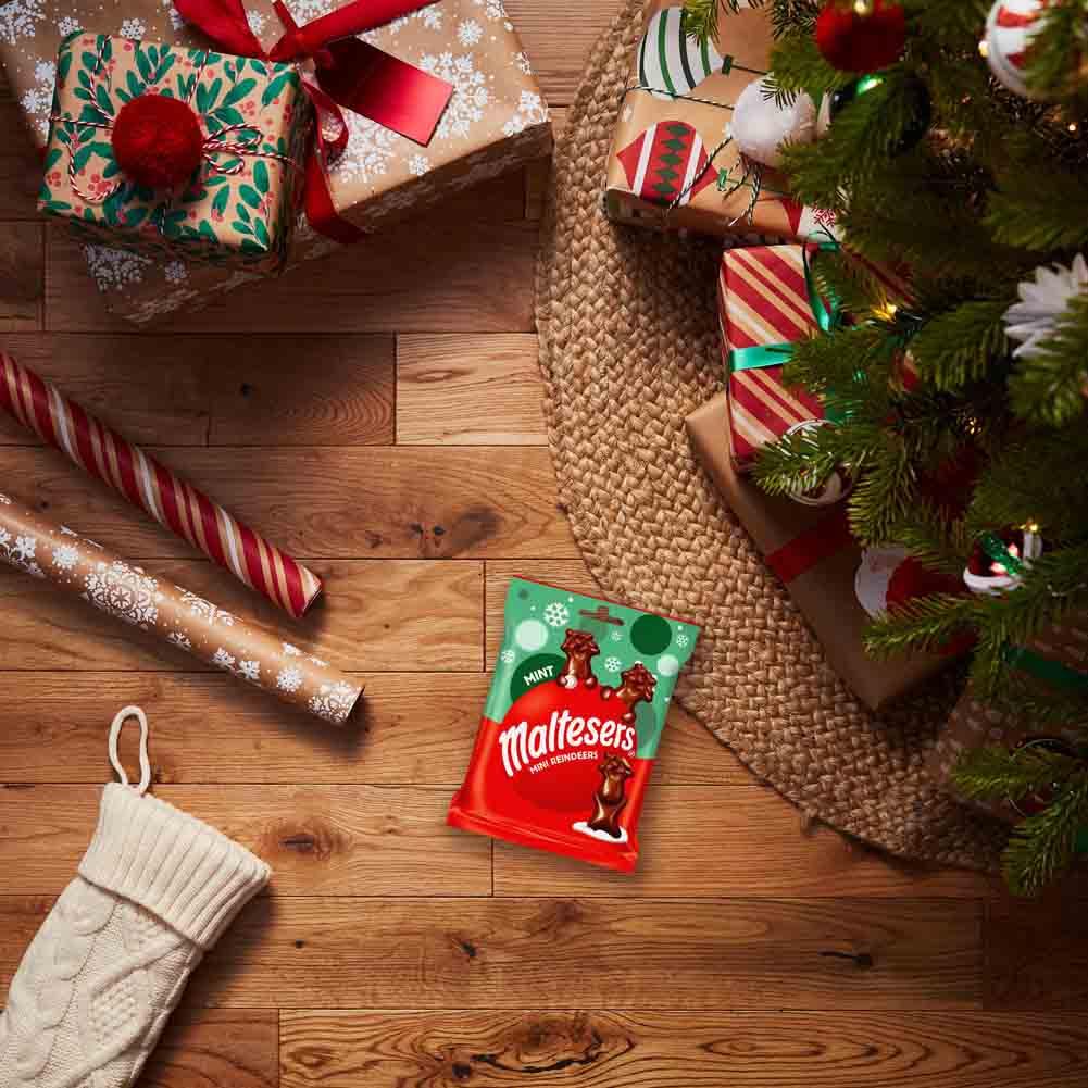 Maltesers - Mint Milk Chocolate Mini Reindeers 59g 5