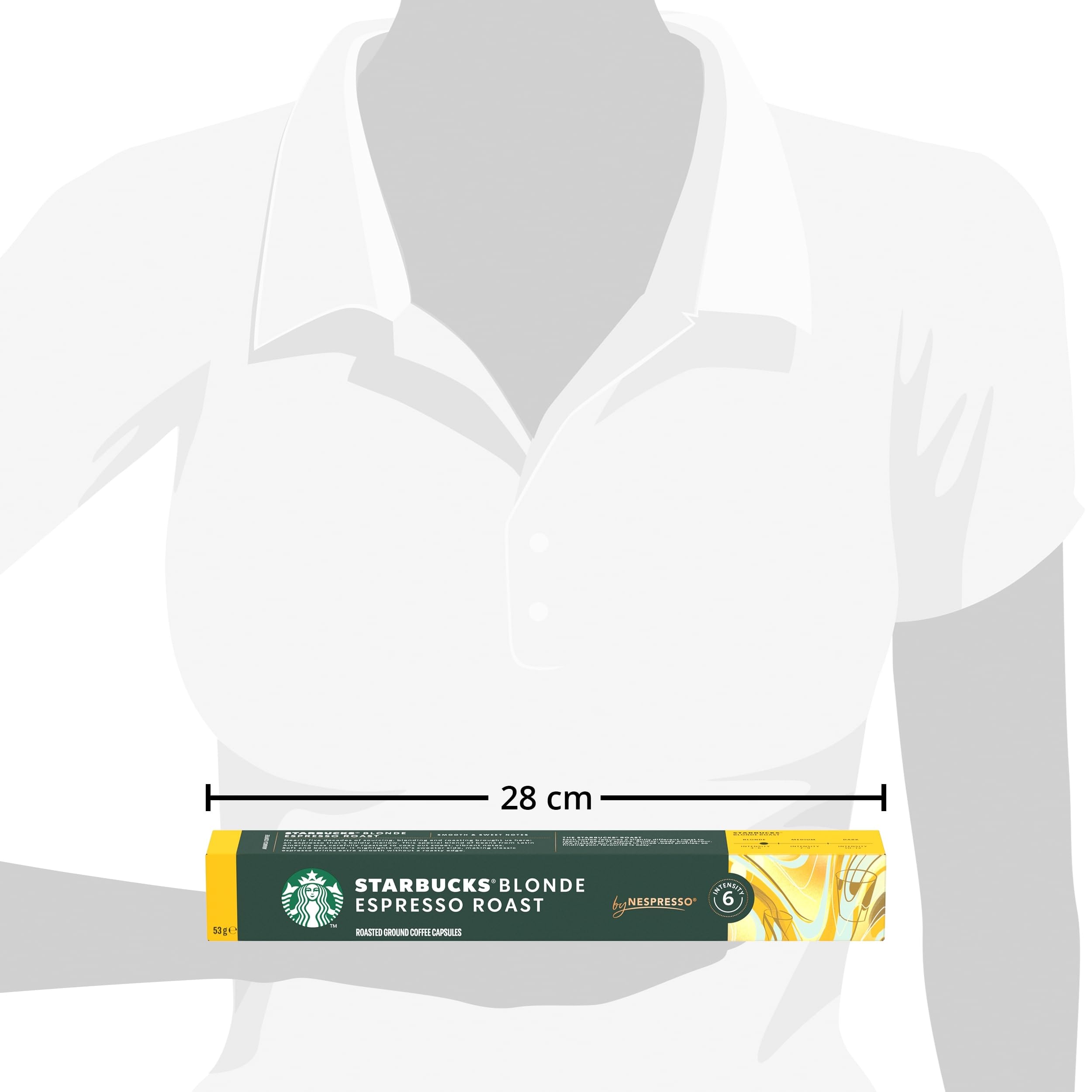 STARBUCKS Coffee Shop Classics - Blonde Espresso Roast Pack by NESPRESSO (100 Capsules) 3