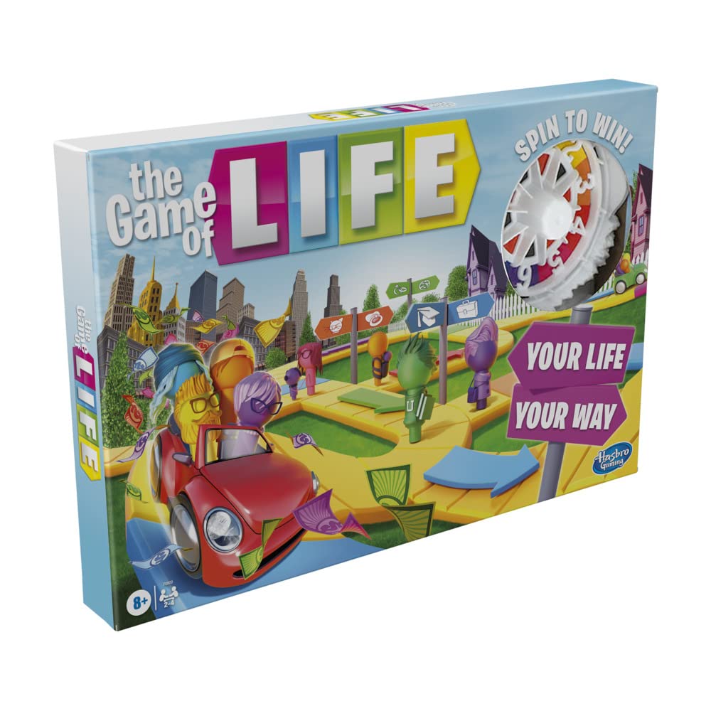Hasbro Gaming The Game of Life Family Board Game for 2-4 Players Ages 8+ 4