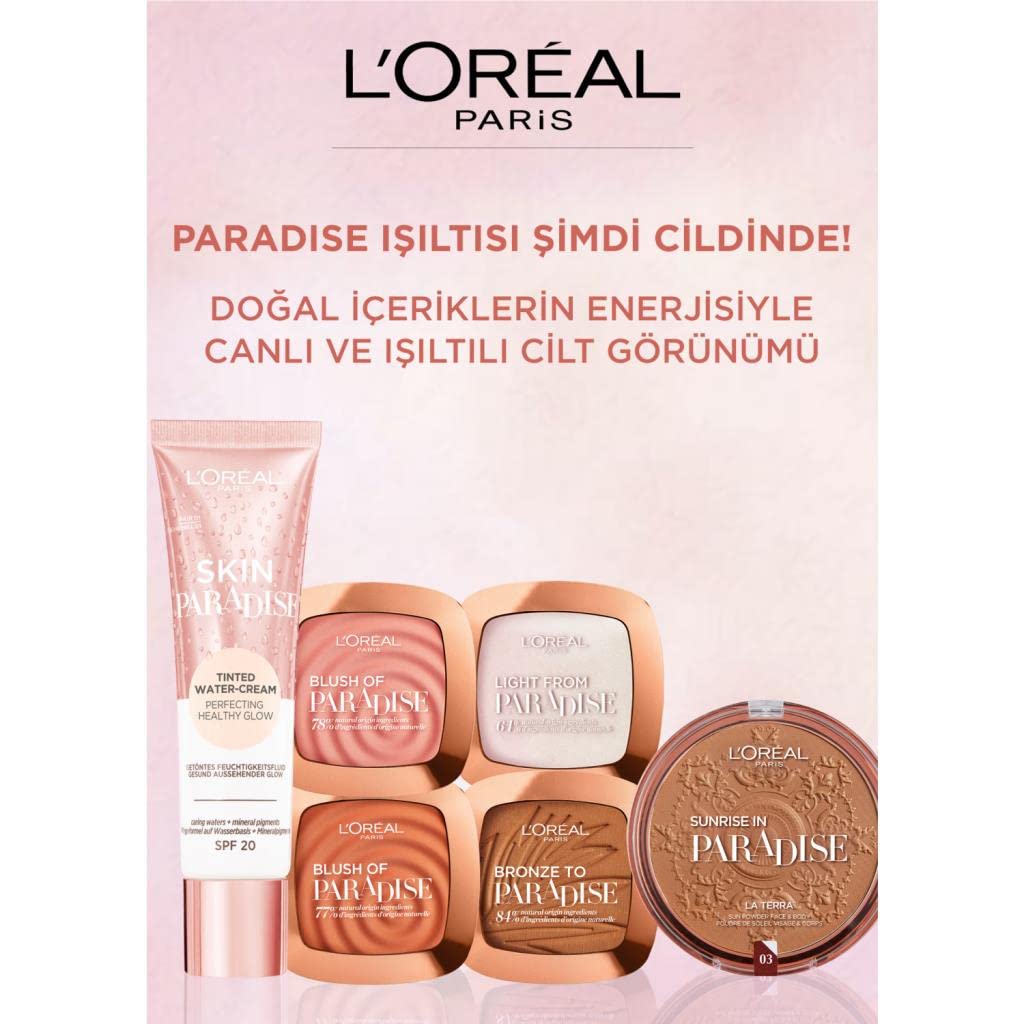 L'Oreal Paris Back To Bronze Matte Bronzing Pressed Powder - Buildable Formula, Shimmer-Free, Medium Shade, 9g 7