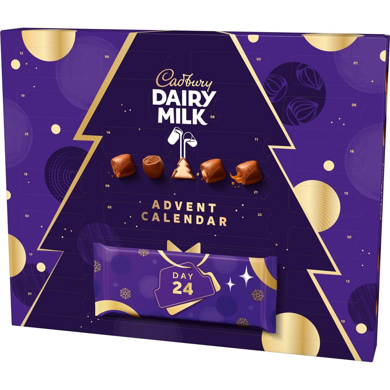 Cadbury Festive Chocolate Advent Calendar - 24-Day Countdown with Dairy Milk Chocolate 4