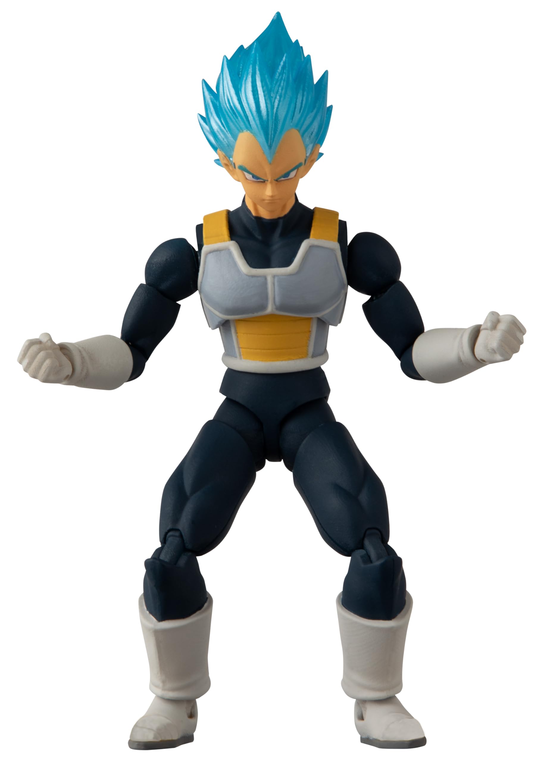 Dragon Ball Evolve Super Saiyan Blue Vegeta Action Figure - 15-Point Articulation