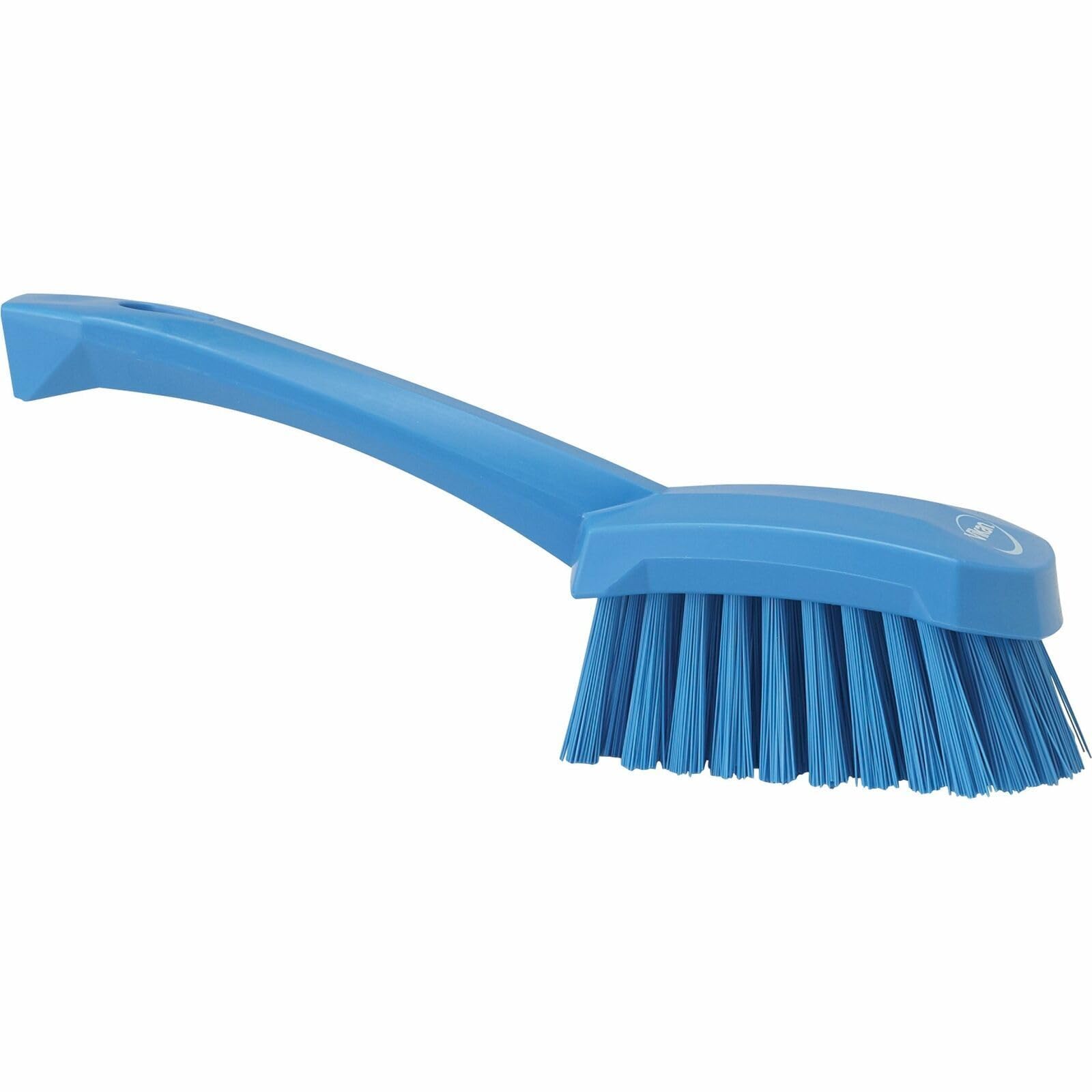 Vikan 41923 Stiff Washing Scrubbing Hand Brush - Short Handle, 270mm, Blue 2