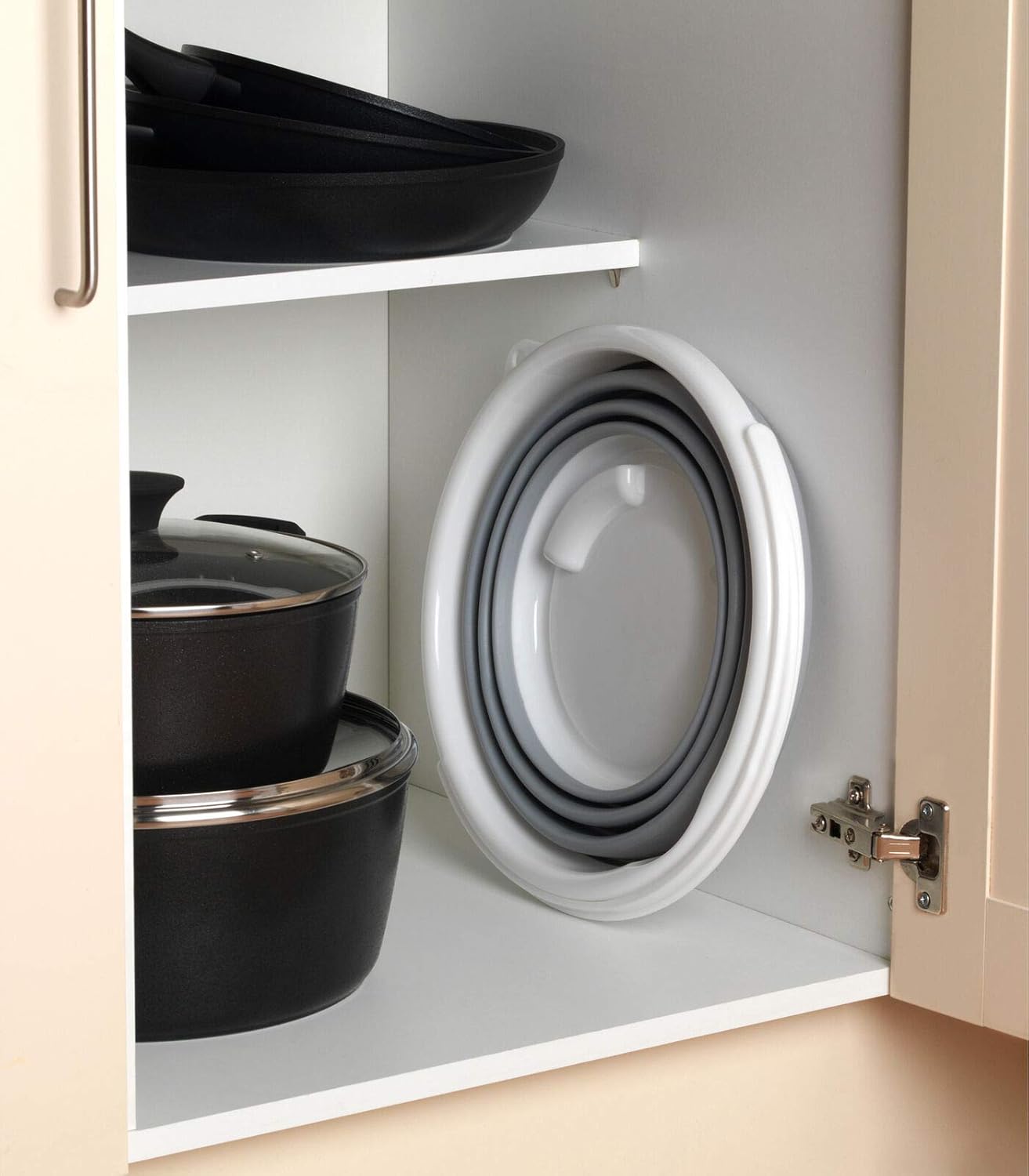 Beldray - Collapsible Bucket 10 Litre Foldable Storage Bucket Grey 4