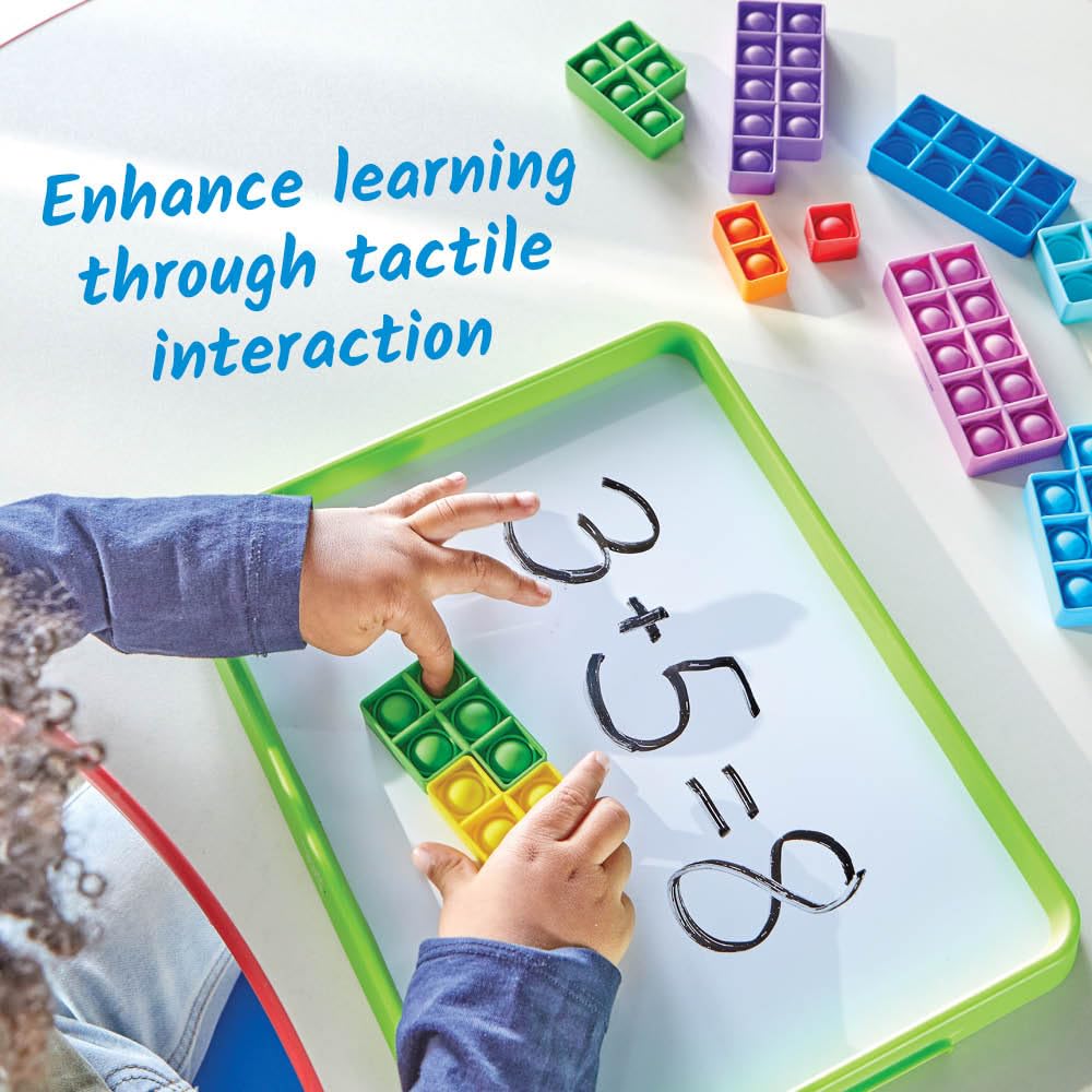 Learning Resources Early Numeracy Sensory Bubble Poppers - Educational Math Fidget Toys for Kids 3+ 4